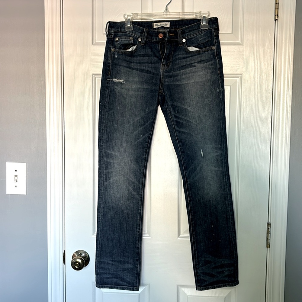 Madewell Slightly Distressed Slim Boyjean Size 26